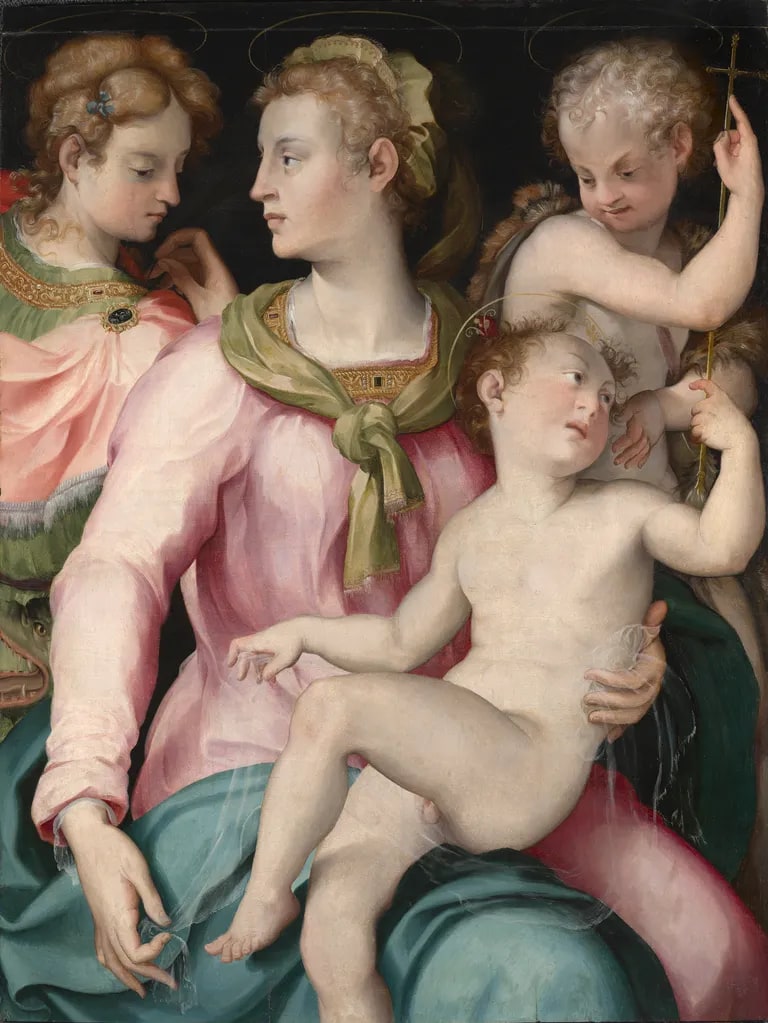 Virgin, Child, Infant John, and Saint Margaret