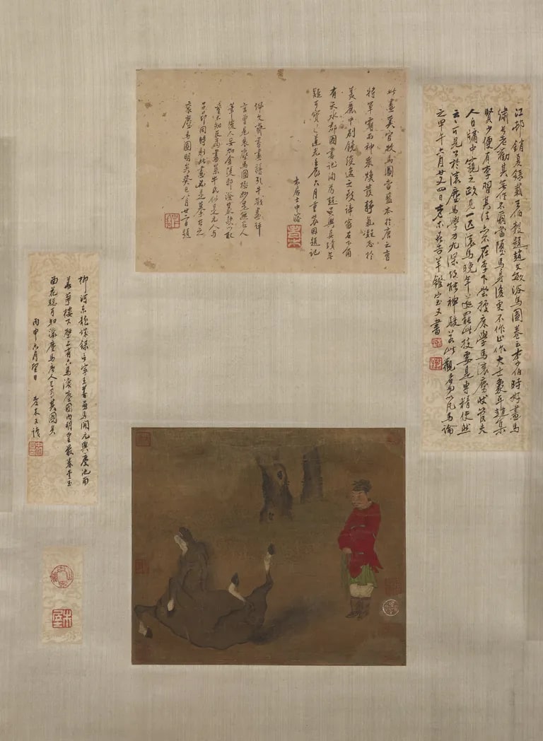 Rolling Horse, in Yuan style