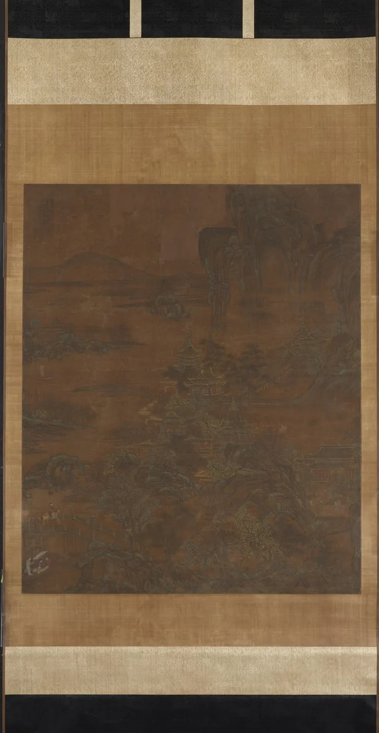 Temples in Mountains, Ming style