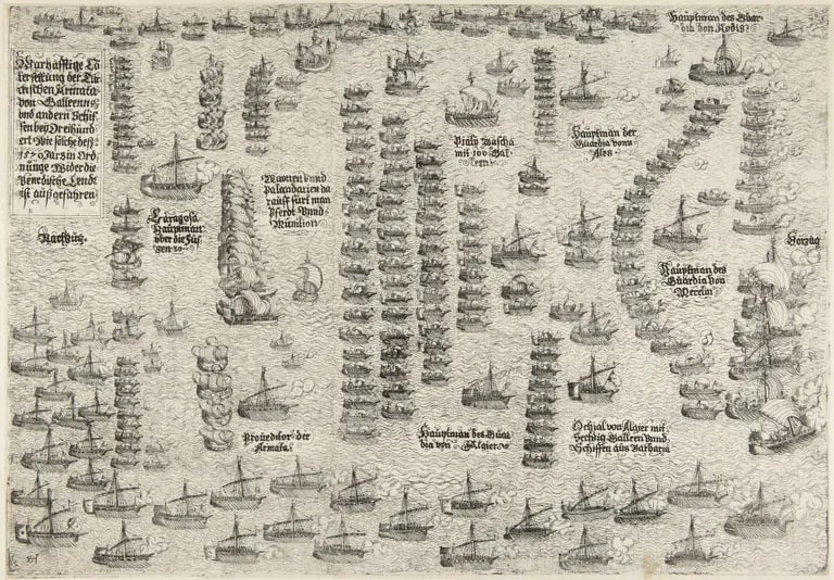 Deployment of the Turkish Fleet off Cyprus, 1570