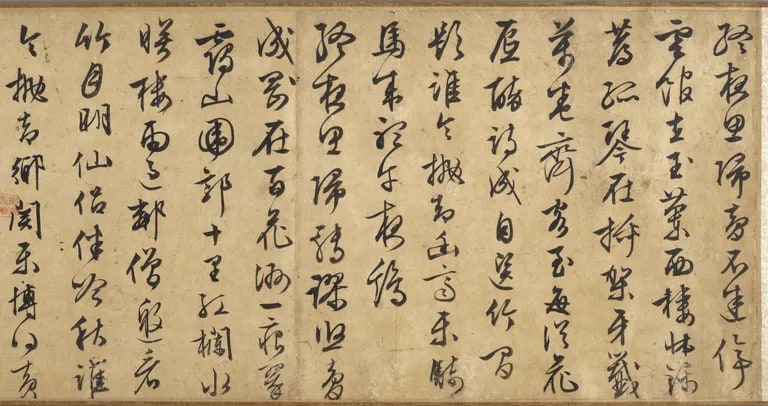 Collected Poems in Running-Cursive Script