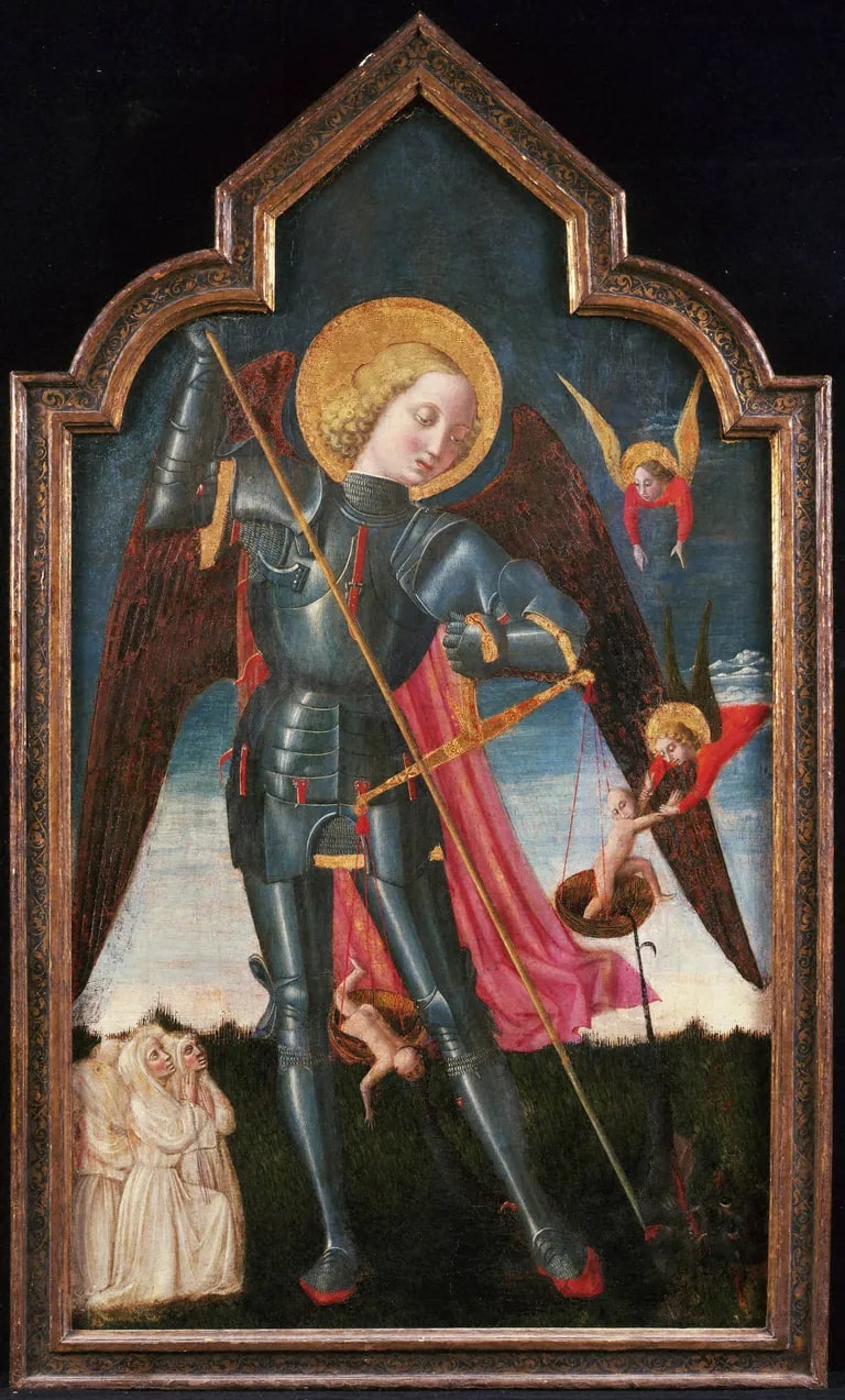 Saint Michael Weighing Souls