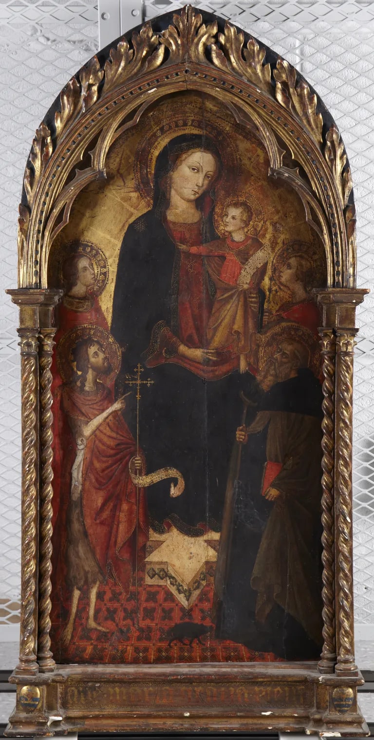 Madonna and Child, Saints John the Baptist and Anthony Hermit