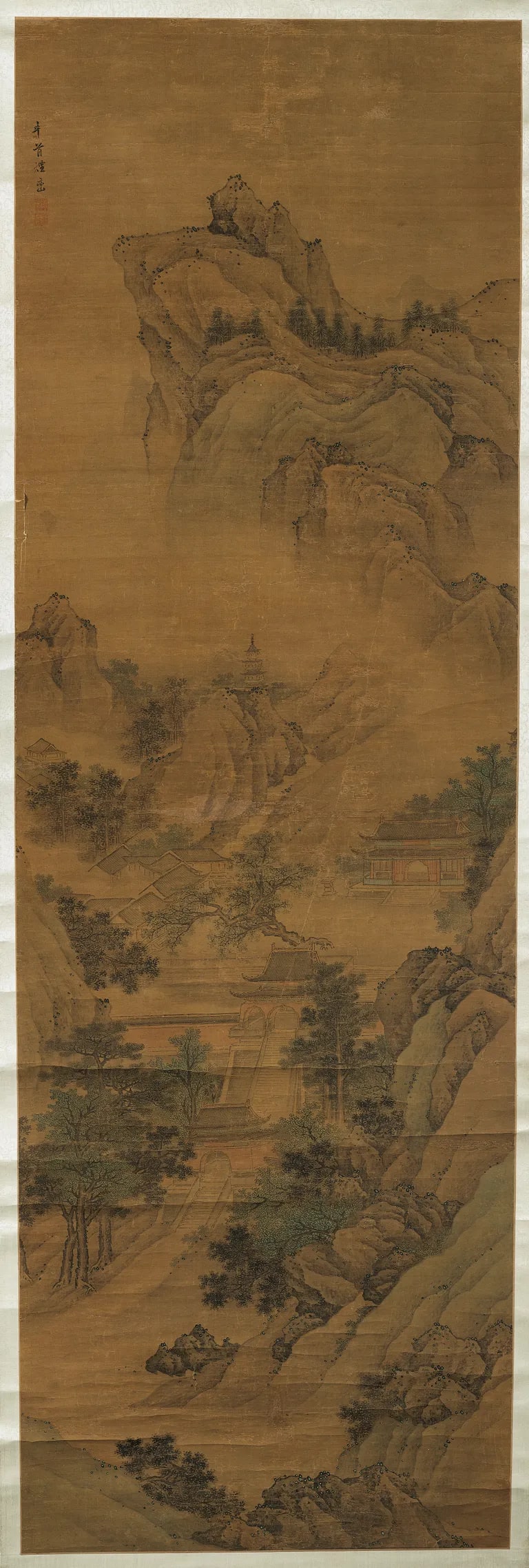 Misty Peaks of the Niushou Hills and Verdant Environs of the Qingliang Hills