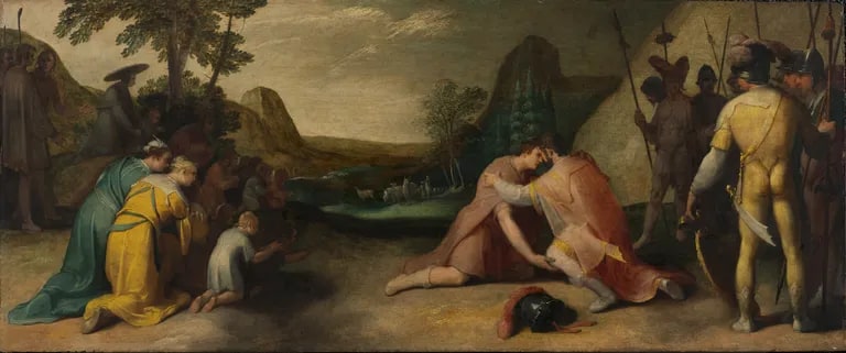 Meeting of Jacob and Esau