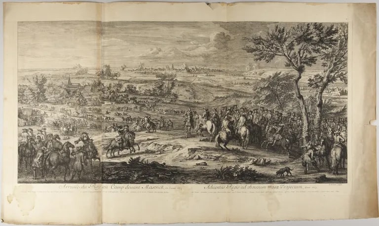 Arrival of the King at Camp near Maestricht