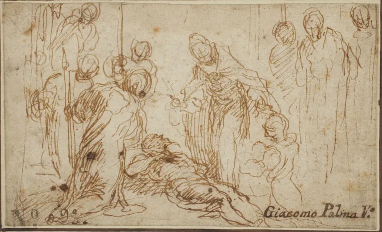 Study for the death of Saint Jerome