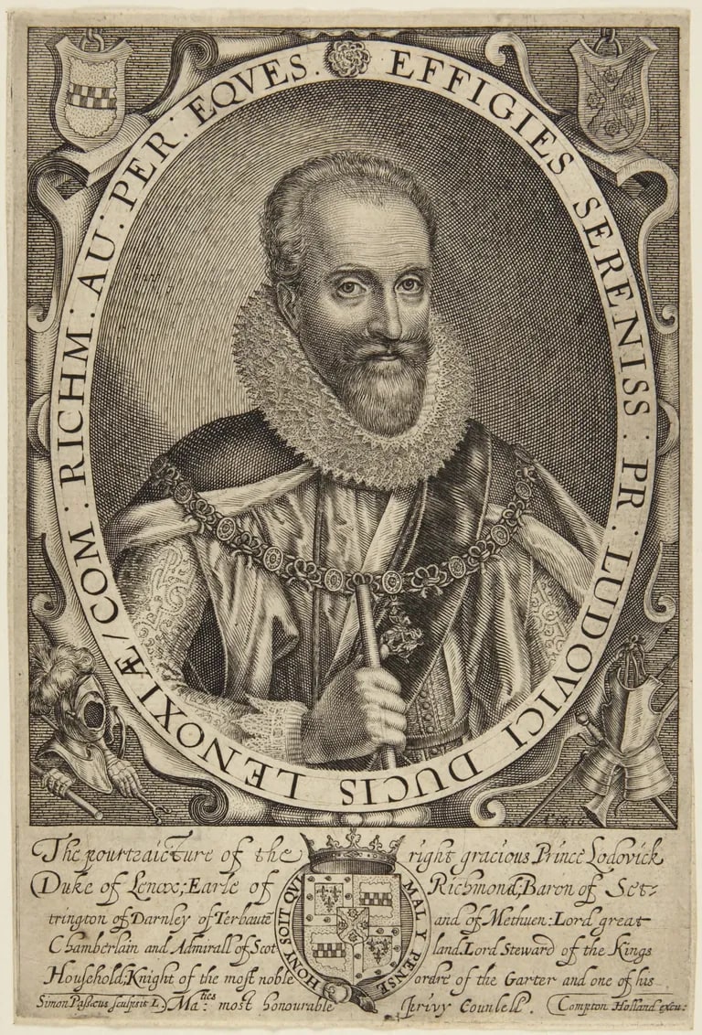 Lodovick, Duke of Lenox and Richmond (Franken 704; Bromley p. 49)