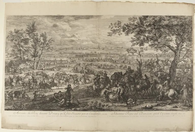 Arrival of the King at Douai for Investiture
