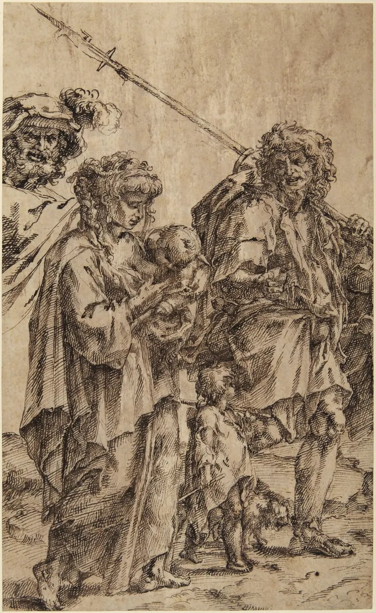 Roma Family and Mercenary Soldiers