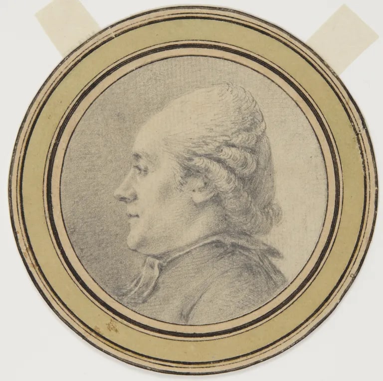 Portrait of a Gentleman in Profile to Left