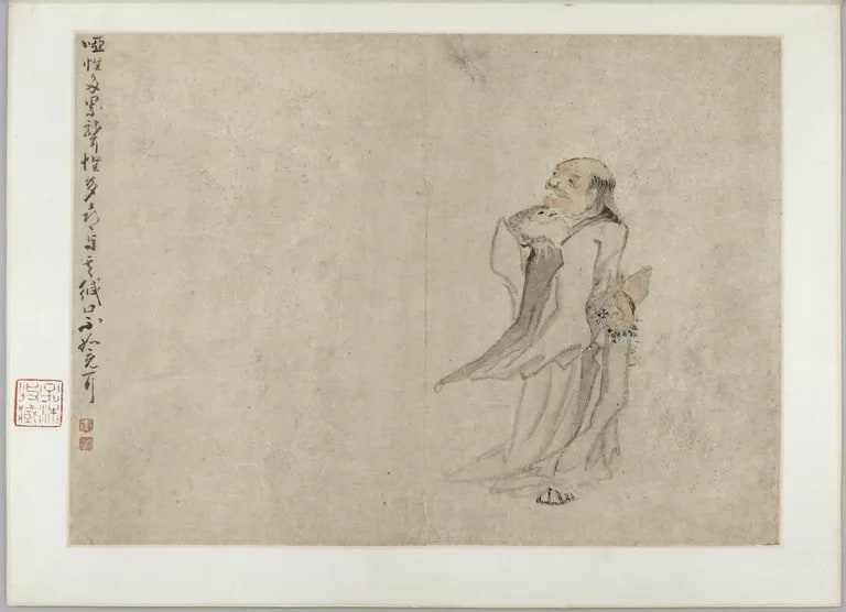 Figures, Flowers, and Insects (Renwu huahui caochong ce 人物花卉草虫冊)