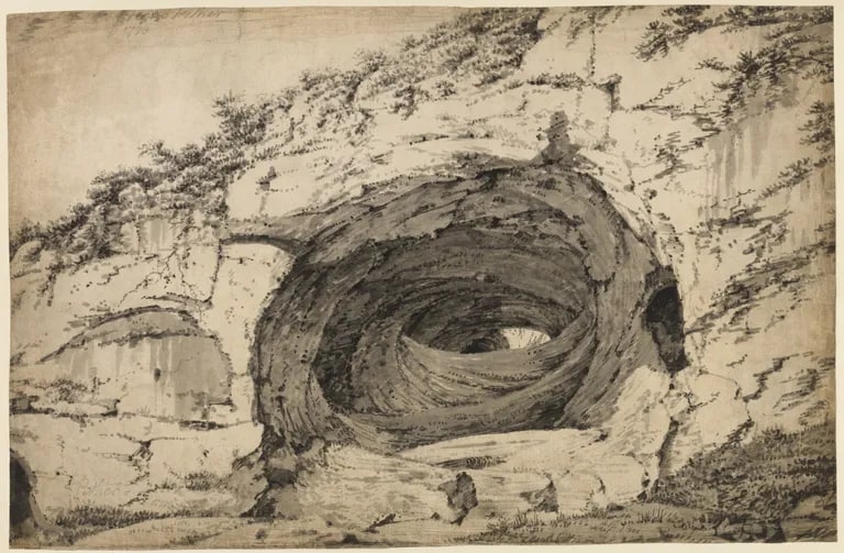 Entrance to the Dove Holes, Derbyshire