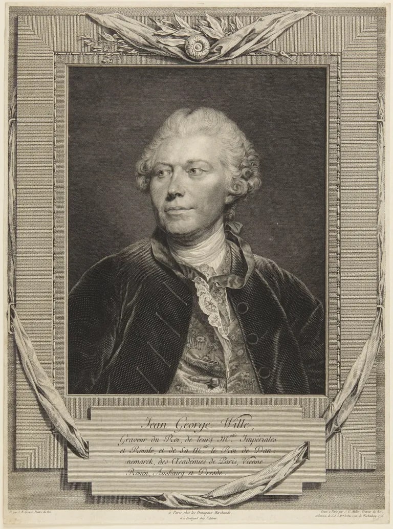 Portrait of J.G. Wille the Engraver