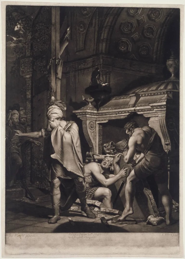 Miravan Breaking Open the Tomb of His Ancestors