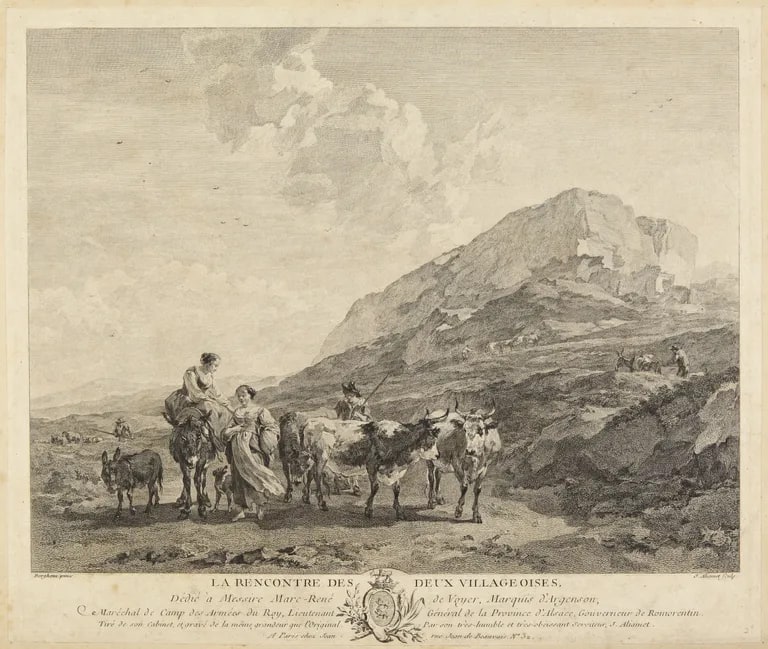 Meeting of Two Countrywomen
