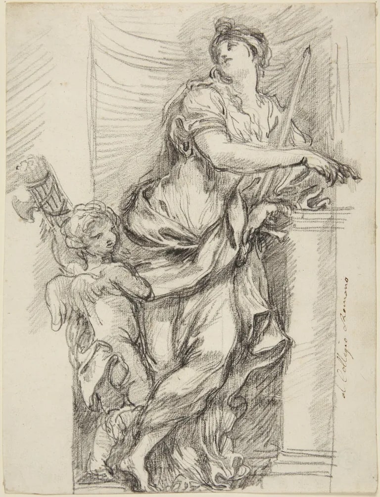 Justice, Church of St. Ignatius of Loyola, Rome
