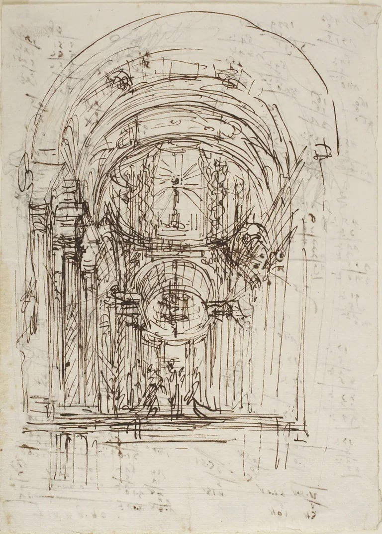 Study for a Quarantore decoration