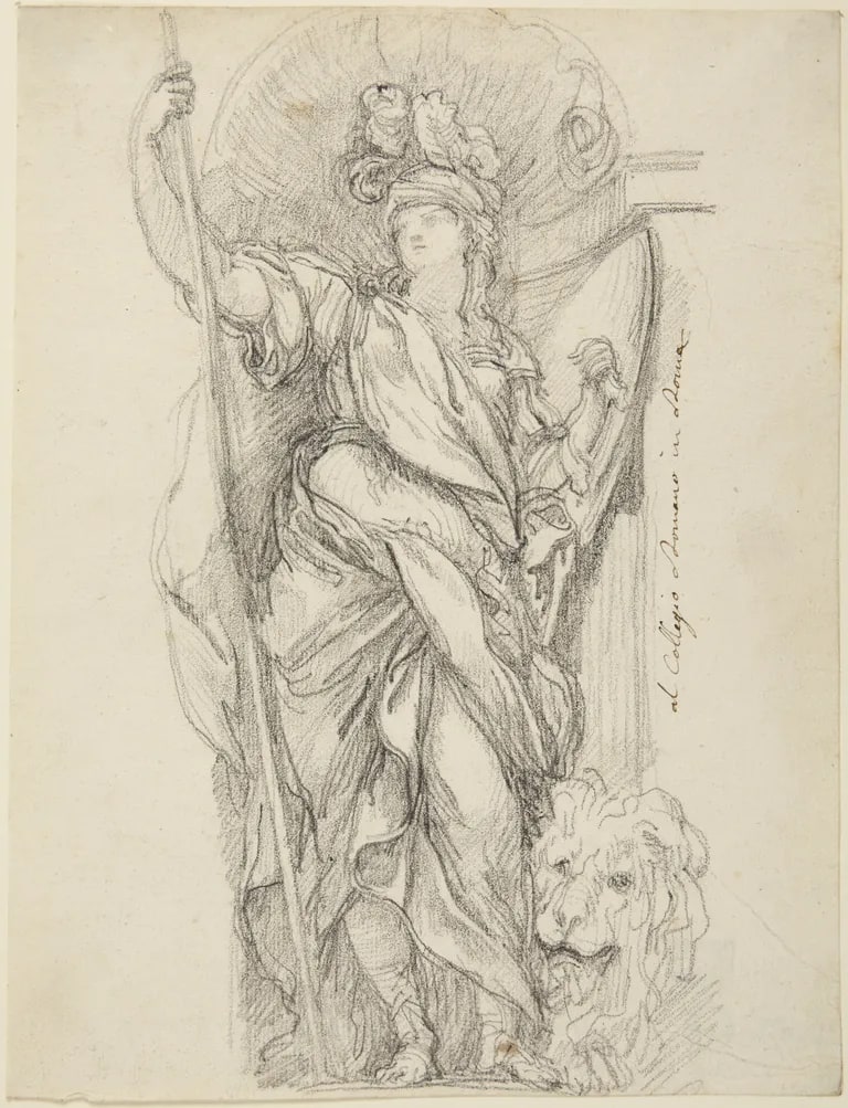 Fortitude, Church of St. Ignatius of Loyola, Rome