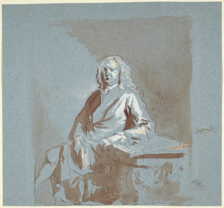 Portrait of a Man Seated at a Table