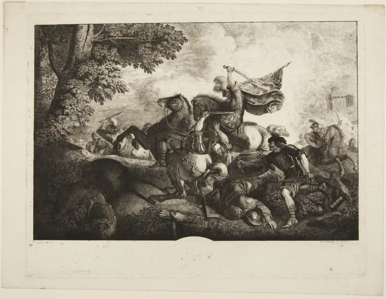 "Bataille" after Parocel