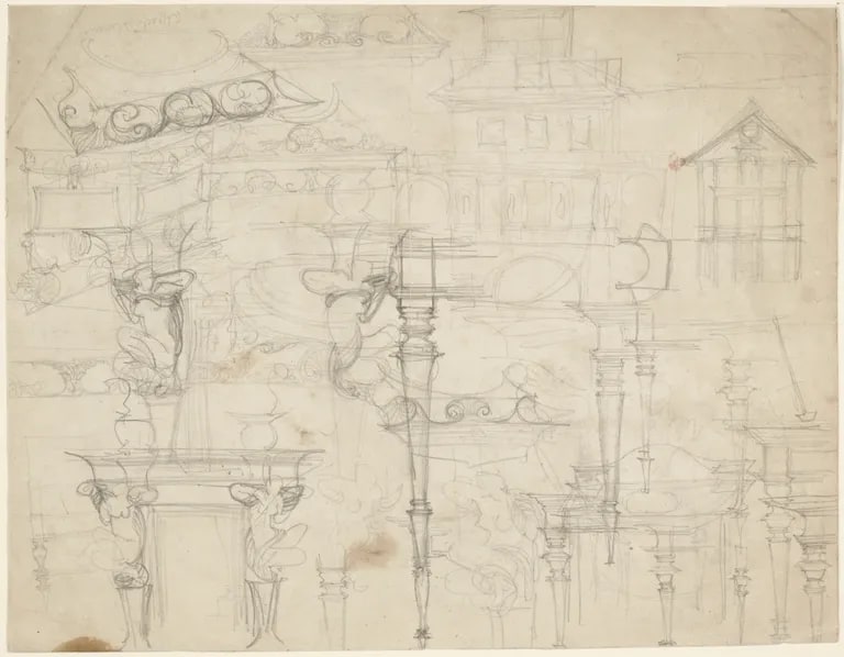 Sketches for Dorchester House