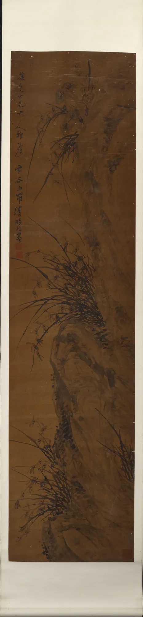 Orchids and Rocks (Lan shi tu 蘭石圖)