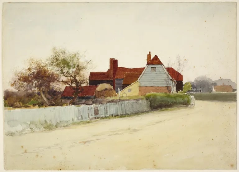 House on country road