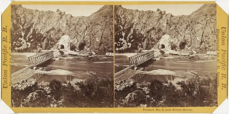Tunnel No. 3, and Weber River