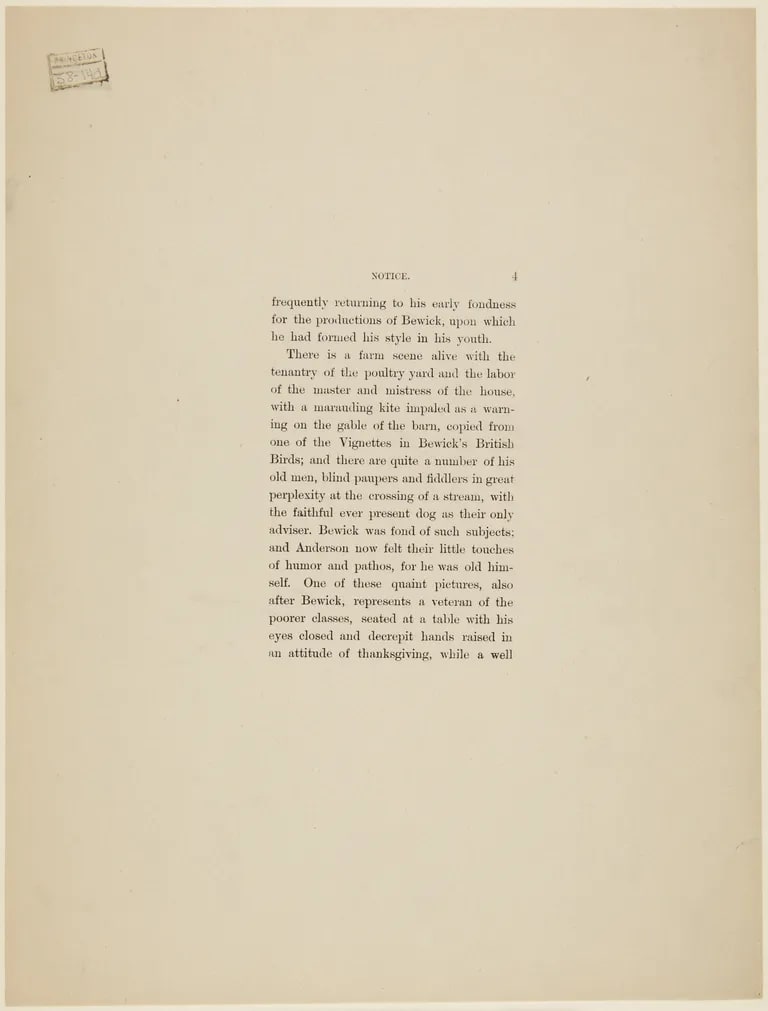 Introductory Notice, from A Collection of Engravings
