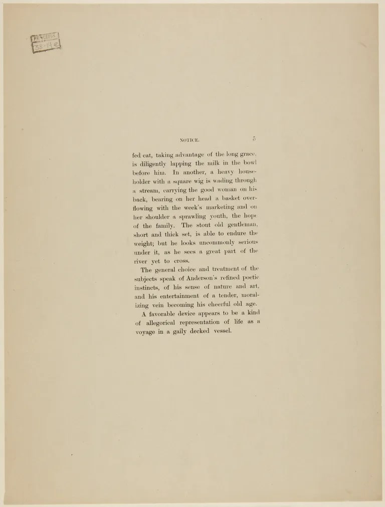 Introductory Notice, from A Collection of Engravings