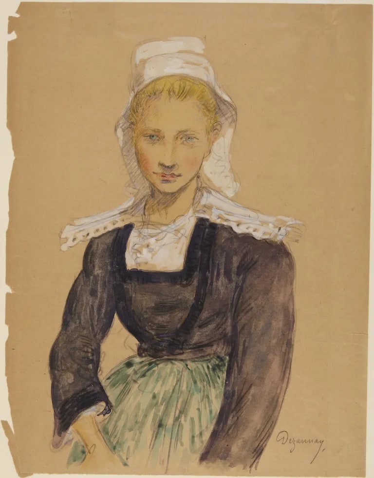 Girl in the White Cap