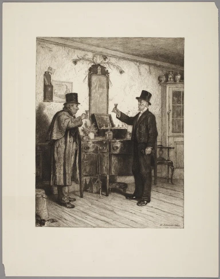 A Glass with the Squire