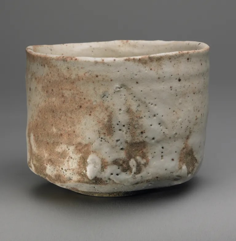 Tea bowl (Shino style)
