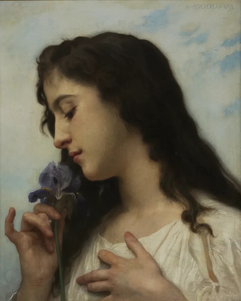 Woman with Iris