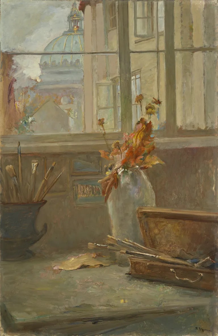 View from the Artist's Studio towards The Marble Church
