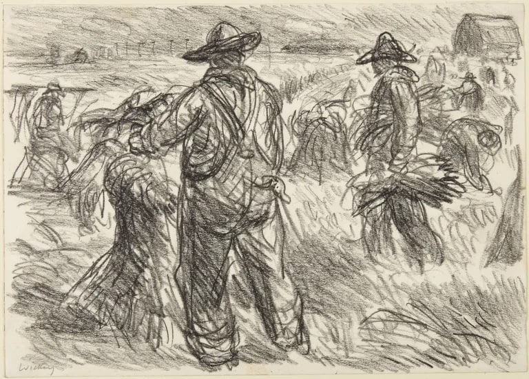 Farmers Working in a Field