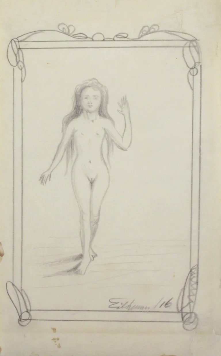 Standing Female Nude