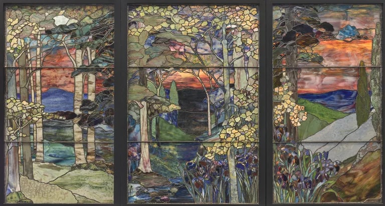 Landscape, triptych