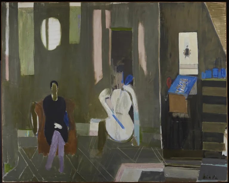 Interior with Cellist
