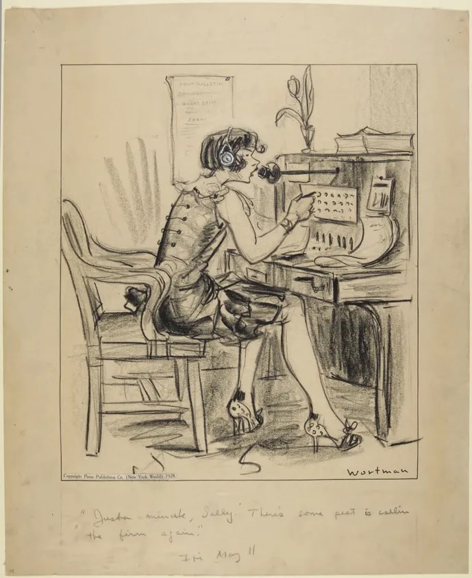 Telephone Operator (for New York World)