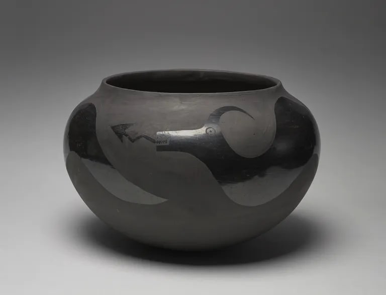 Jar decorated with Avanyu (water serpent)