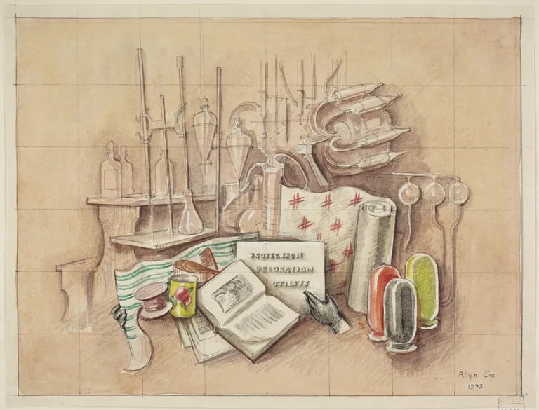Sketch for Mural Decoration in the Offices of The Interchemical Corporation, New York
