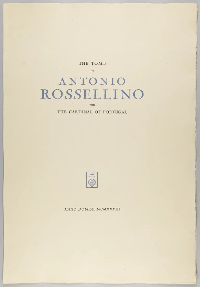 The Tomb by Antonio Rossellino for the Cardinal of Portugal