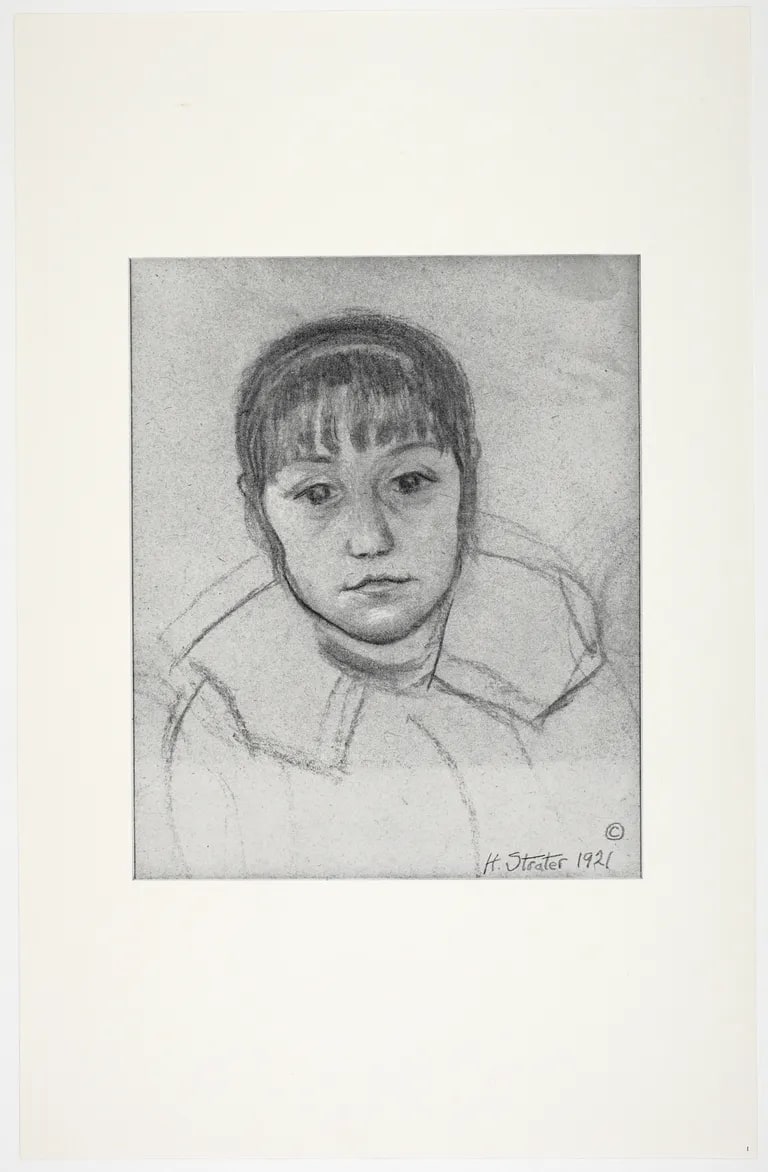 Spanish Gypsy Child, head