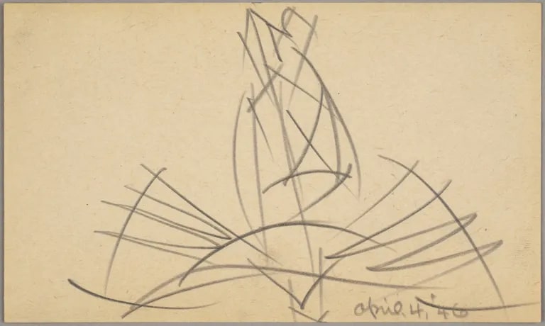 Path of Motion, from Portfolio of Drawings, 1919-1947
