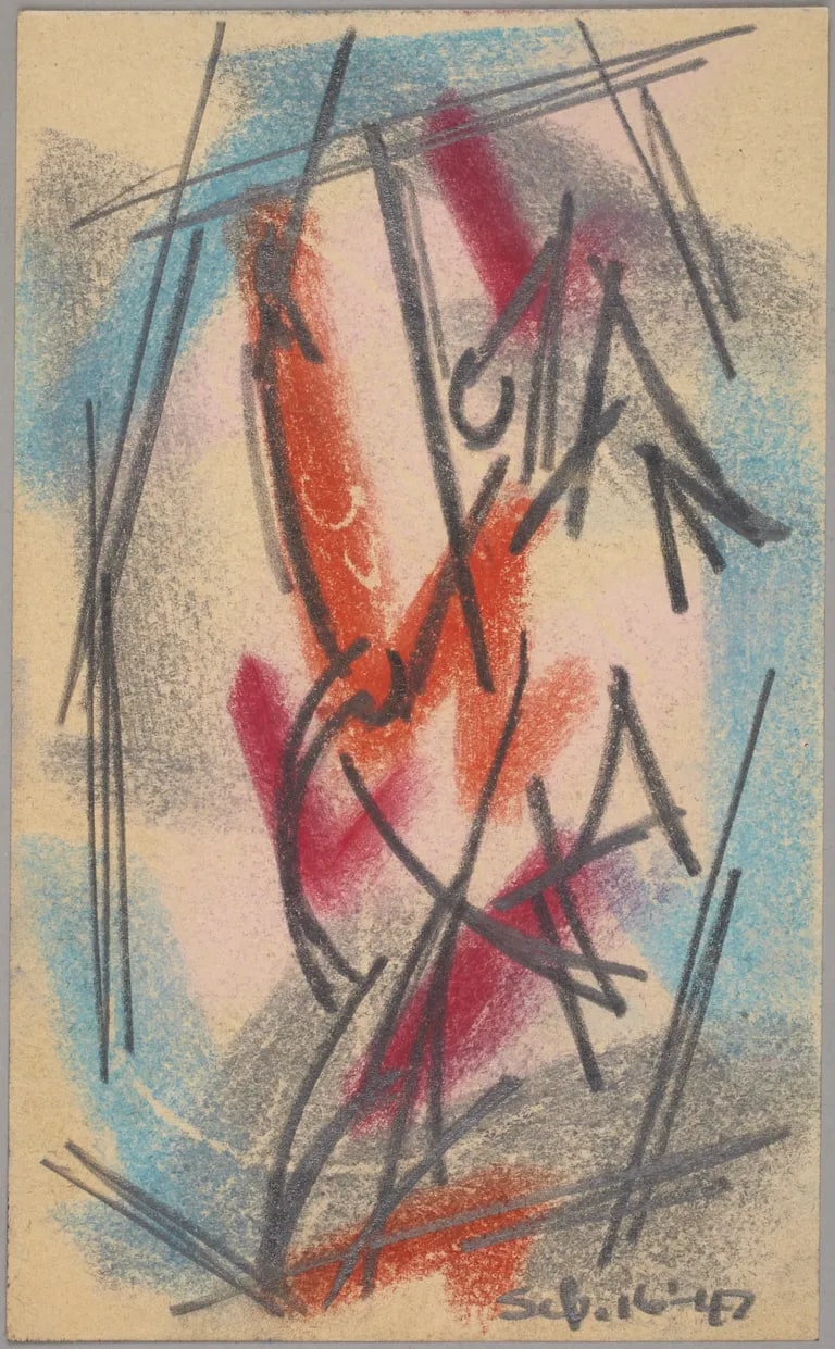 Path of Motion, from Portfolio of Drawings, 1919-1947
