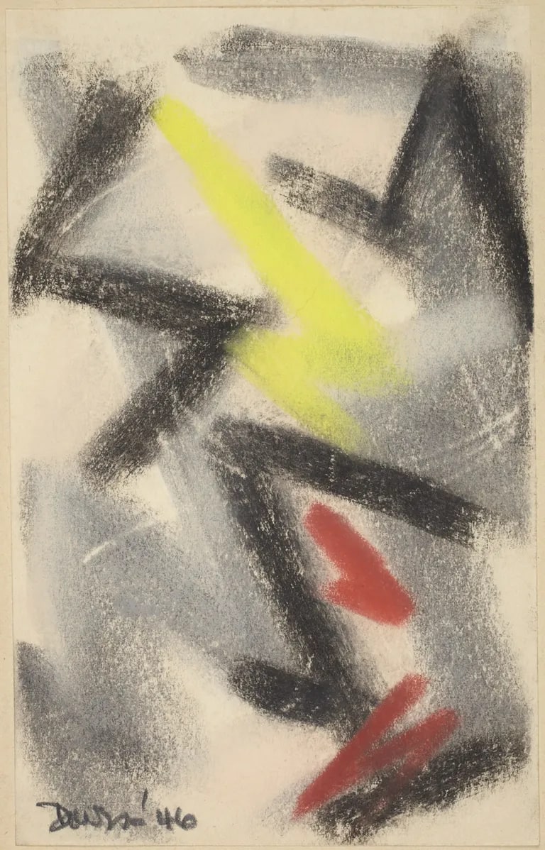 Path of Motion, Areas -Rhythms of Areas from Portfolio of Drawings, 1919-1947