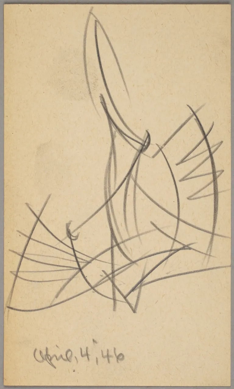 Path of Motion, from Portfolio of Drawings, 1919-1947