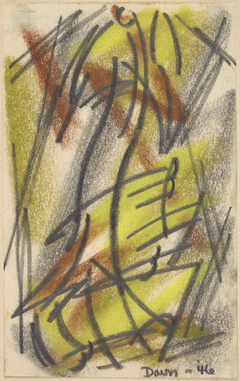 Path of Motion, Areas -Rhythms of Areas from Portfolio of Drawings, 1919-1947